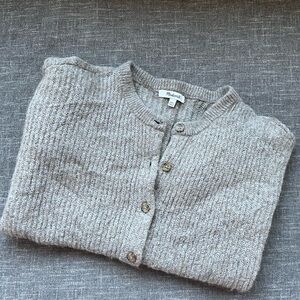 Madewell Light Tan Alpaca Blend Cardigan